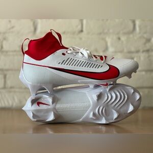 Nike Vapor Edge Pro 360 2 TB Football Cleats White Red FN7759-106 Men Sizes New